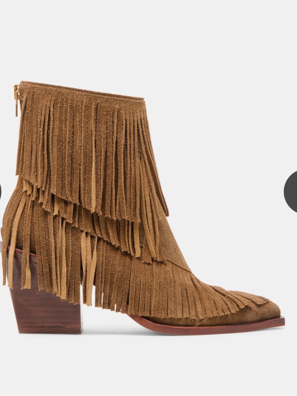 Dolce Vita fringe bootie